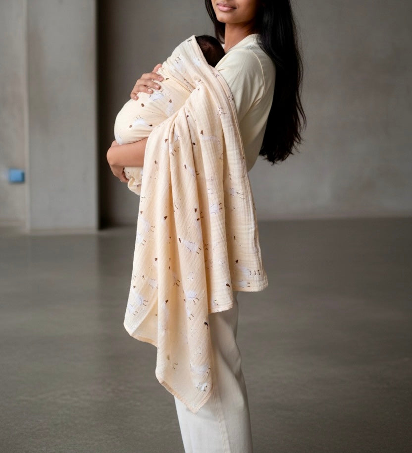 MarMar Snuggle Swaddles | Premium Muslin Baby Swaddle Blanket