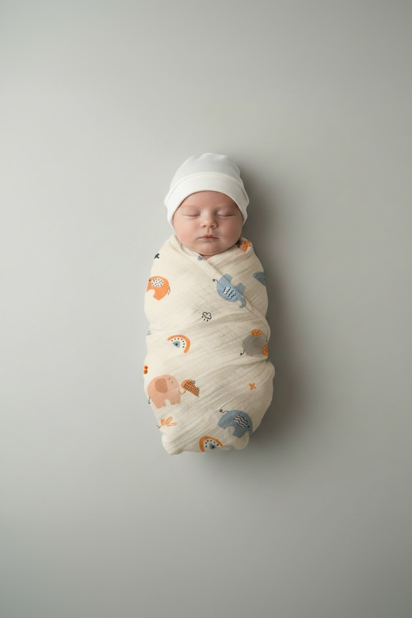 MarMar Snuggle Swaddles | Premium Muslin Baby Swaddle Blanket