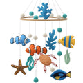 MarMar Ocean Dreams Baby Crib Mobile with Wooden Stand